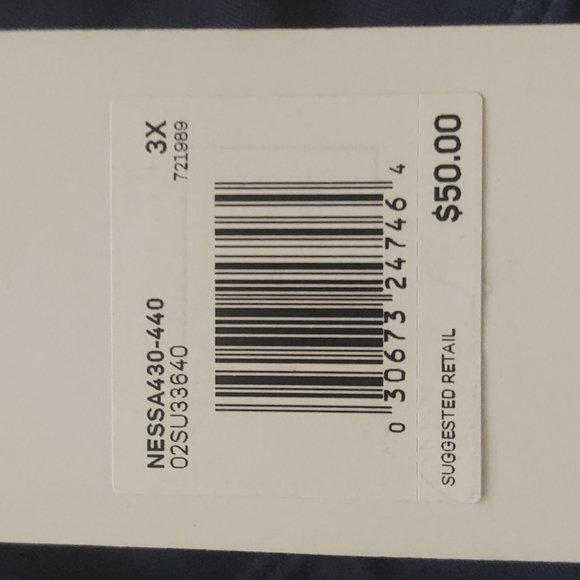 Nike Women's Blue Solid Board Short Swim 3X - Picture 2 of 2